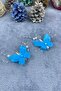 Turquoise Butterfly Buckle Organization Girl Buckle Hair Accessory Children's Buckle – Buckle, Metal Buckle – Buckle