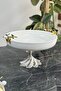 Zeytin Model Porcelain Plate Tableware & Presentation & Fruit Bowl & Dessert Serving Set - 4