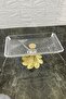 Kand Large Size Madlen Glass Serving Rack Metal Stand Glass Serving Rack - 3