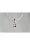 Stainless Steel Charm with Cherry Figure - 4
