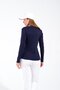 724104_Women's Long Sleeve Basic Crew Neck Body Shirt - 100% Cotton Badi Navy Blue - 2