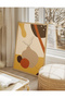 Minimalist Plant and Color Accents Frame Look 3-Piece Mdf Table - 3