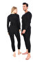 Unisex Fleece-Lined Thermal Underwear Set Cotton Flexible Winter Underwear Set