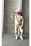 Winter Thick Hooded Fleece Inside Squishy Printed Oversized Girls Tracksuit Set - 2