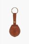 Genuine Leather Keychain Effect Tan - 2