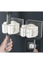 4-Pack Adhesive Practical Mop and Broom Holder - White Mop Holder - 3