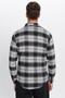 Men's Slim Fit Slim Fit Lumberjack Single Pocket Checked Winter Shirt - 6