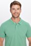 Men's Slim Fit Slim Fit Cotton Soft Texture Cool-Keeping Fabric Plain Pique Polo Neck T-Shirt - 4