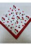 Women's Cherry Pattern Scarf Burgundy White Red Color - Teacher's Day Gift - Gift - 2