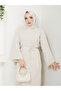 Wonderful Lacing Belted Knitwear Dress - 3
