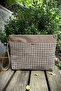 Brown Clutch Waxed Canvas Adjustable Strap Portfolio Waxed Canvas Women's Hand and Shoulder Bag - 6