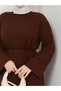 Wonderful Lacing Belted Knitwear Dress - 2