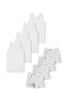 95% Cotton 2-15 Years Old Boys' 8-Piece Lycra Combed Cotton Athlete Boxer Set of 4 / Undershirt / Underpants