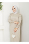 Wonderful Mercerized Non-Pilling Bead Detailed Dress