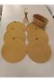 Jute, American Service, 6 Plates, 1 Bread Basket, Plate Base, Plate Set, Modern Lux Presentation,
