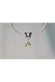 Stainless Steel Charm with Panda Figure