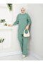 Wonderful Corded Knitwear Comfortable and Stylish Double Set - 5