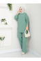Wonderful Corded Knitwear Comfortable and Stylish Double Set - 7