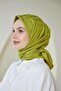 نمط المونوغرام وشاح الجاكار التفاح الأخضر - 4
