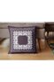 4-Piece Digital Printed Gift Sofa Set - Uzbek Patterned Cherry White Gray - 3