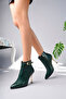 Darker Gold Detailed Women's Heel Boots - 2