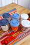 6 Luxury Food Storage Boxes, Food Containers That Can Be Used in the Refrigerator and Microwave, 1 Liter - 2
