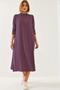 Women's Multicolor Long Flared Dress 60351252 - 6