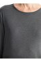 Crew Neck Plain Long Sleeve Women's Bodysuit (W4) - 3