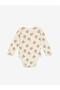 Lcw Baby Crew Neck Long Sleeve Printed Baby Girl Snapback Bodysuit 2-Pack (W4) - 8