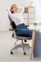 Orthopedic Visco Auto Car Vehicle Office Seat Seat Cushion Back Cushion Lumbar Cushion Set of 2 - 3