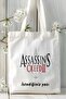 حقيبة كتف من القماش مطبوعة من Assassin's Creed Game موديل 1 - 2
