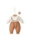 Baby Girl Lace Long Sleeve Jumpsuit with Buckle Gift 3-9 Months