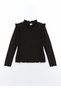 Lcw Kids Girl's T-Shirt with Stand Collar (W4)