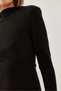 Women's Black Suede Leopard Belted Dress 4438 60351216 - 5
