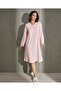 Aydoğan Floral Print Midi Length Comfortable Fit Nightgown with Robe/Clamshell - M-2Xl