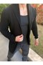 Cardigan Braided Shawl Collar Pocket Laser Ripped Detail Non-Pilling Knitwear Cardigan - 4