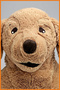 Soft Plush Toy Puppy Play and Sleeping Companion Toy Educational Brown 70 cm - 6