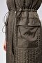 Women's Zipper Detailed Long Quilted Vest - 5