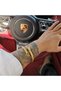 Gold Titanium Steel - Bracelet Rectangle - 6