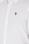 U.S. Polo Assn. White Men's Shirt - Long Sleeve, Basic Model Duyef - 7