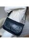Women's Black Colored Genuine Leather Sling Bag - 2