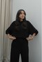 Black Claire Modal Tracksuit Set - 4