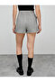 Tweed Shorts Skirt Mini High Waist Pocket Buttoned Flap - 4