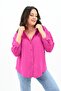 Women's Large Size Tie Detailed Shirt 1709-25 - 2