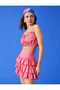 Crop Athlete Drawstring Thin Straps - 2