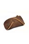 Eight-Shape Leather Zippered Keychain - 6