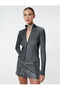 Knitwear Cardigan Ribbed Stand Collar Faded Effect Zipper - 4