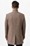 Treviso 4021 Slim Fit Cotton Judge Collar Overcoat A.Brown - 6