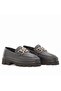 Adela Women's Khaki Leather Loafer Shoes 141209 - 2