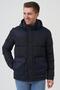 San Antonio 58167 Slim Fit Hooded Coat Navy - 3